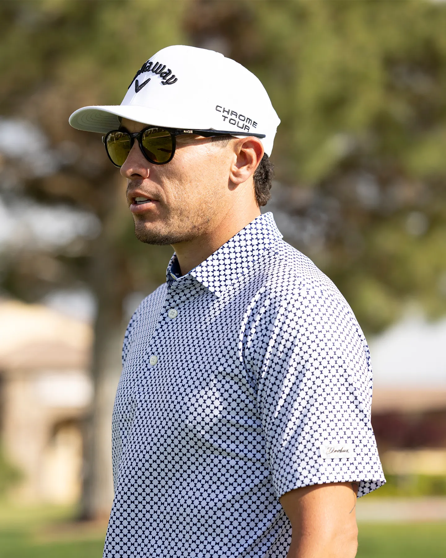 Geo Print Polo
