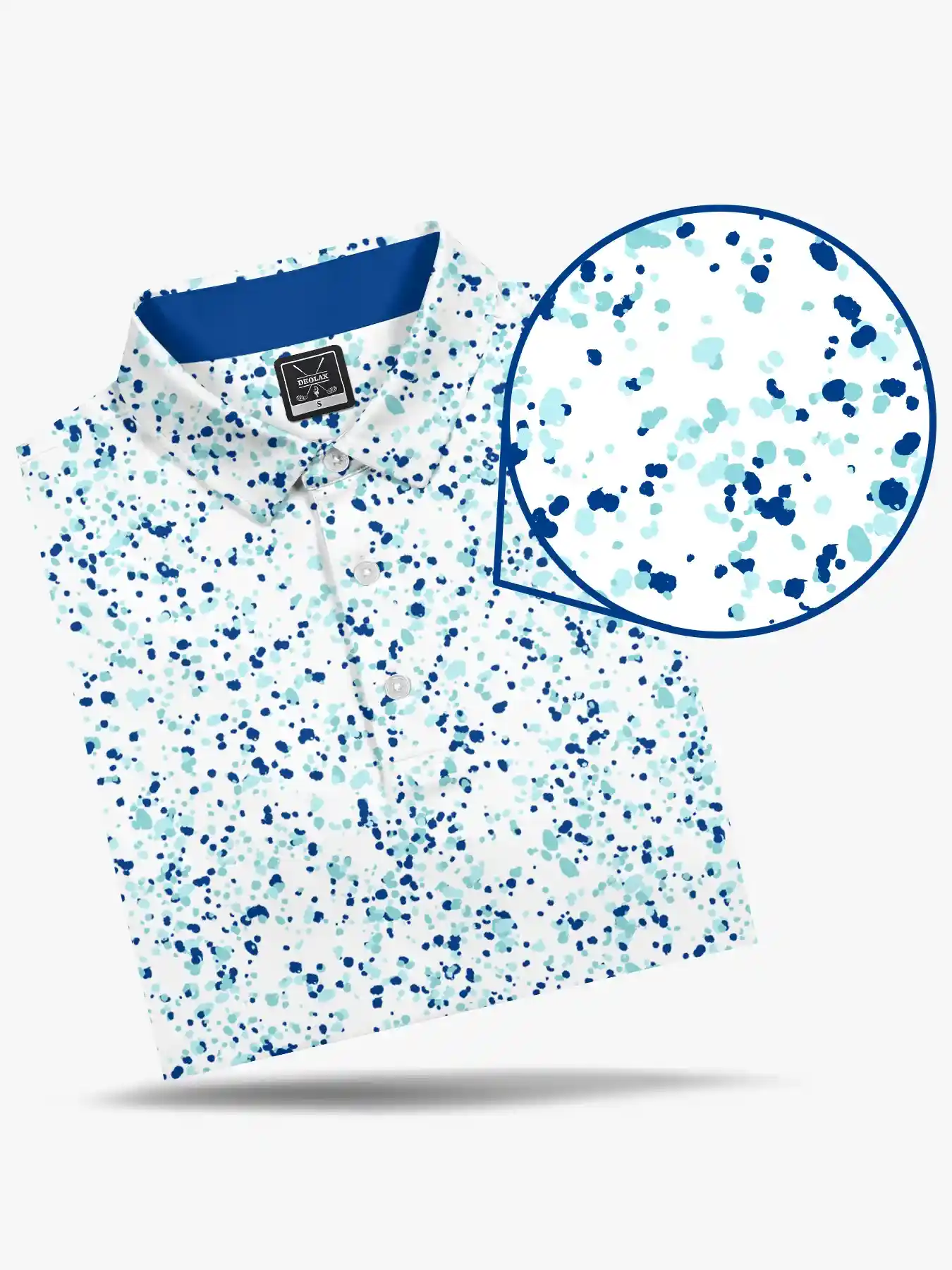 Nantucket Splash Men's Paint Splatter Polo - Deolax