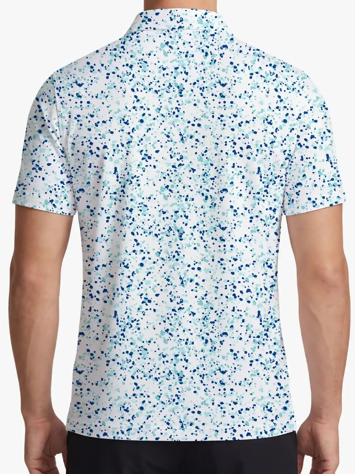 Nantucket Splash Men's Paint Splatter Polo - Deolax