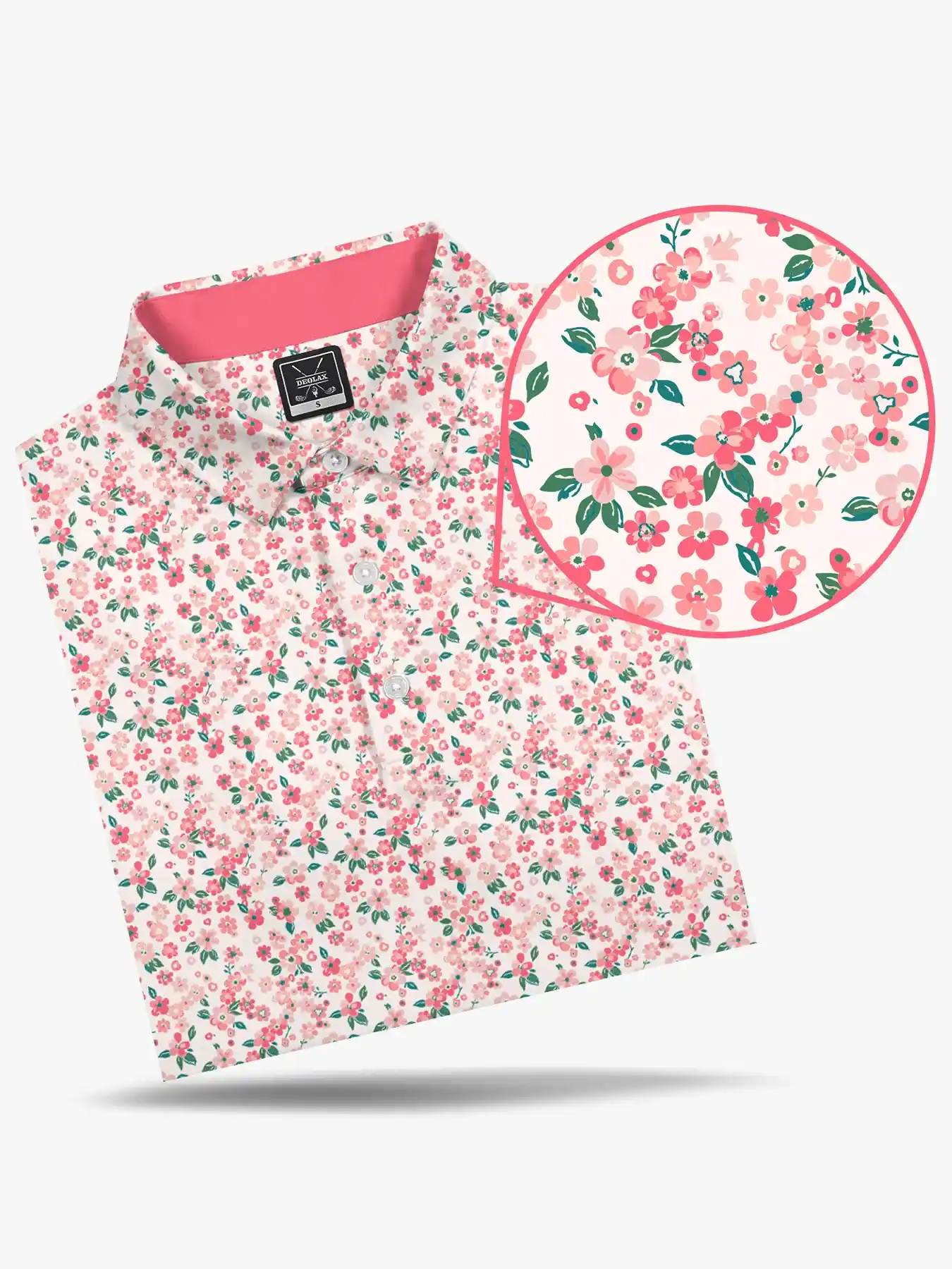 Cherry Blossom Polo Shirt - Deolax