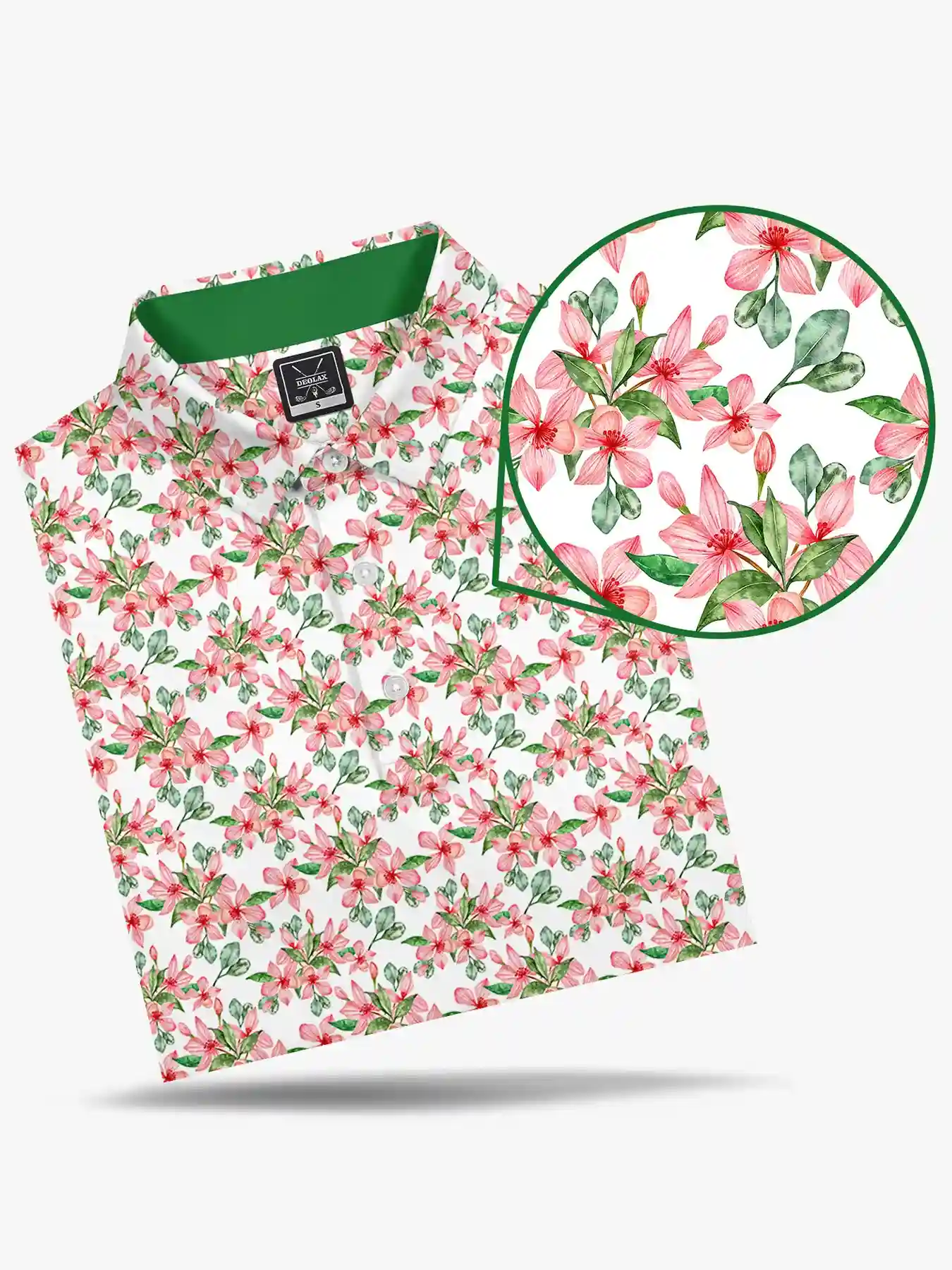 Georgia in Bloom Polo Shirt - Deolax