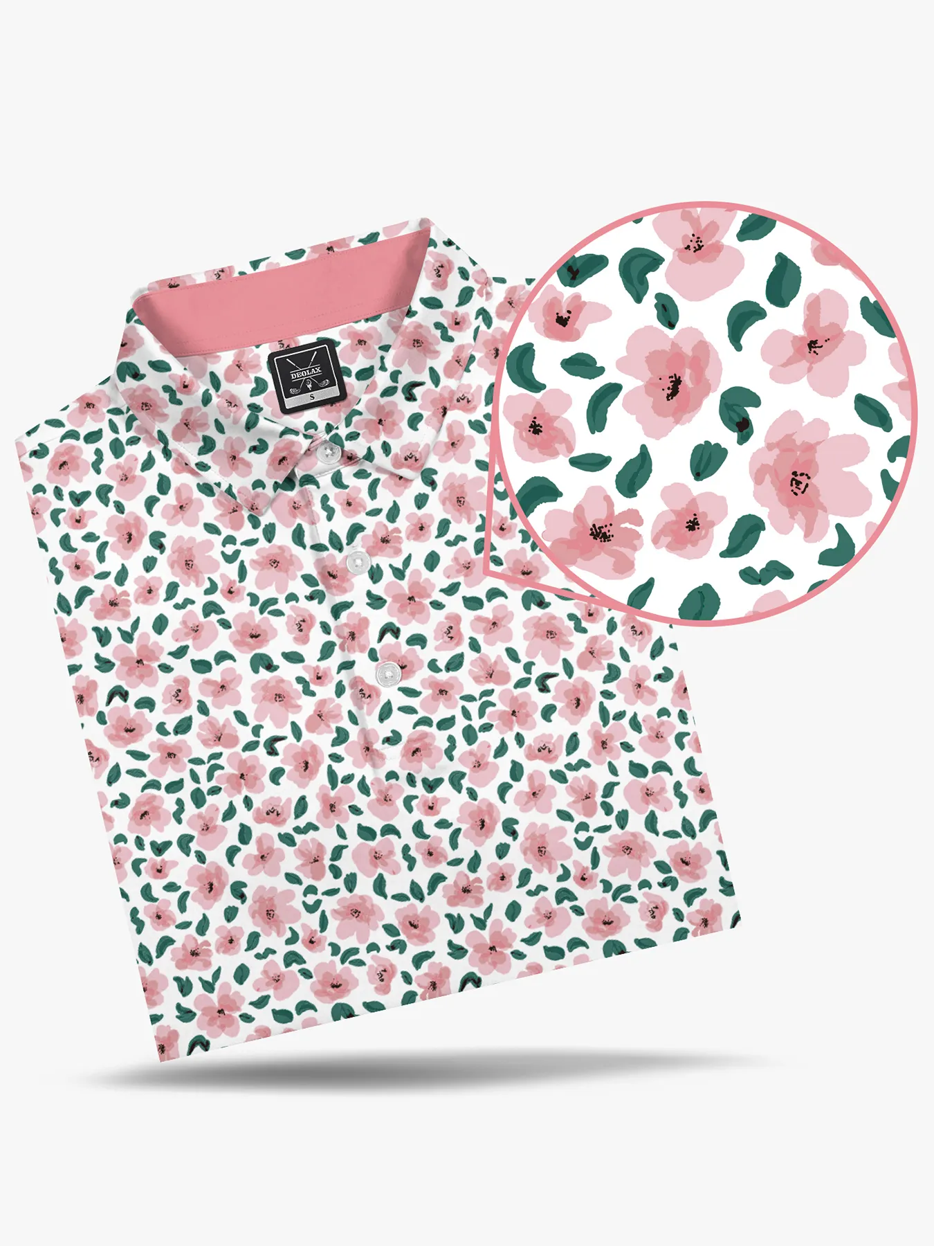 The Cherry Bloom Polo Shirt - Deolax