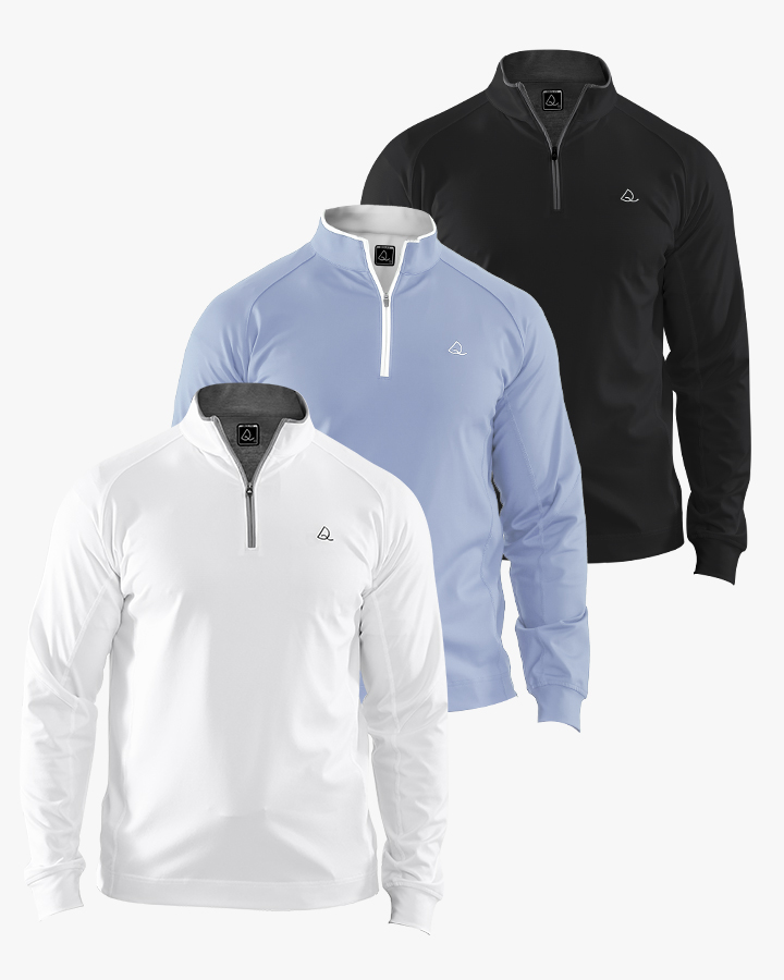Performance 1/4 Zip Pullover 3-Pack