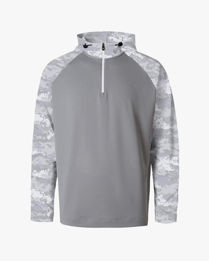 Deolax Performance Two Tone Hoodie -Blue