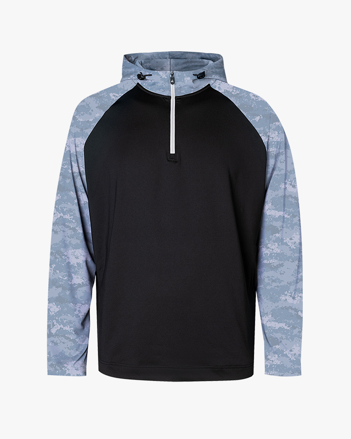 Deolax Performance Two Tone Hoodie -Blue