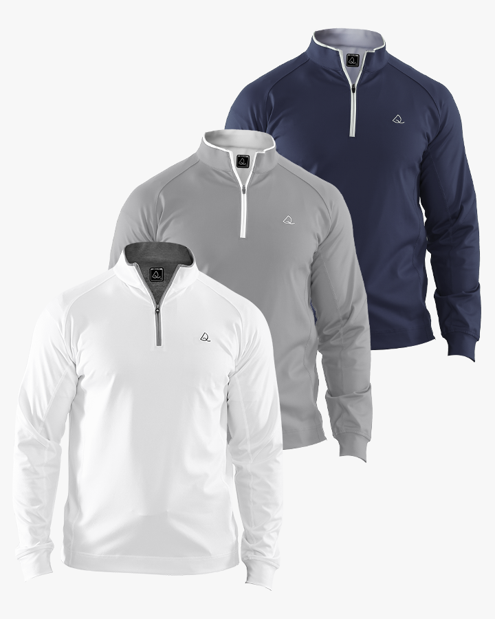 3 quarter zip fleece best sale