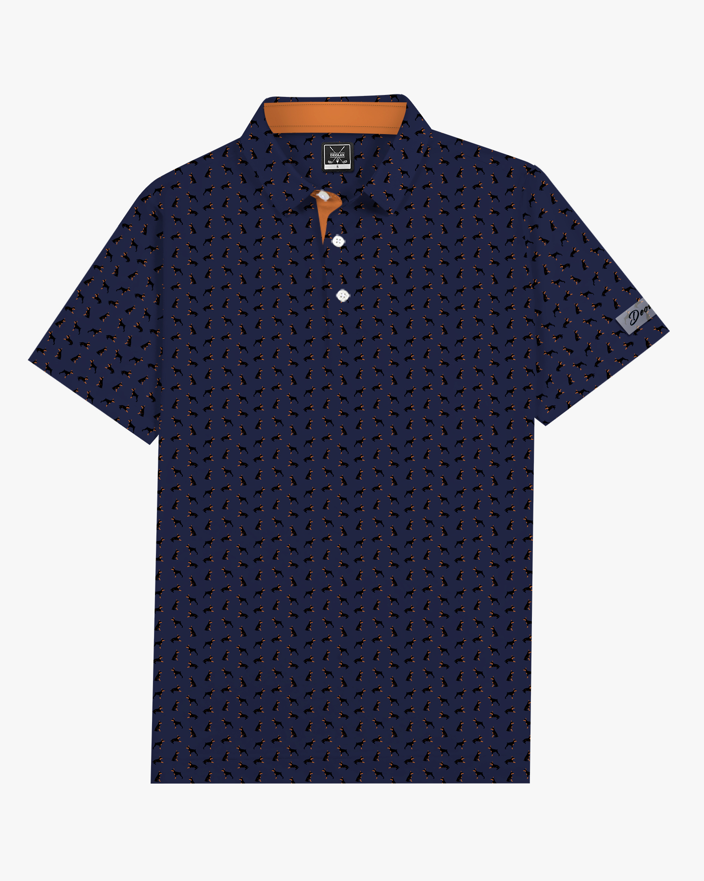 The Navy Doberman Polo - Deolax