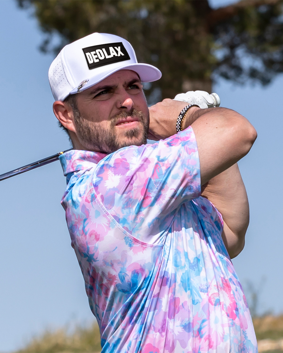 Hollywood Hills Golf Hat - White