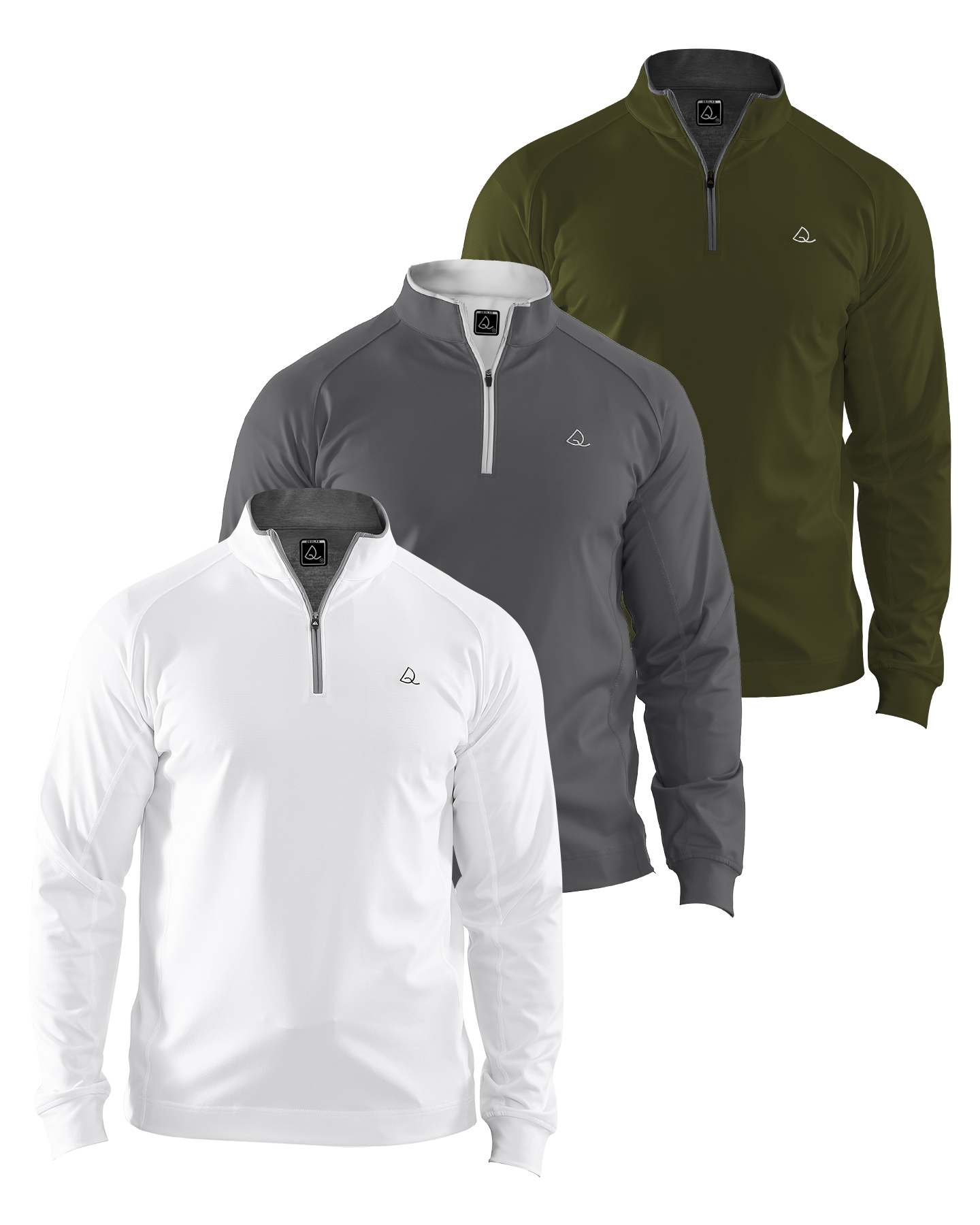 Performance 1/4 Zip Pullover 3-Pack