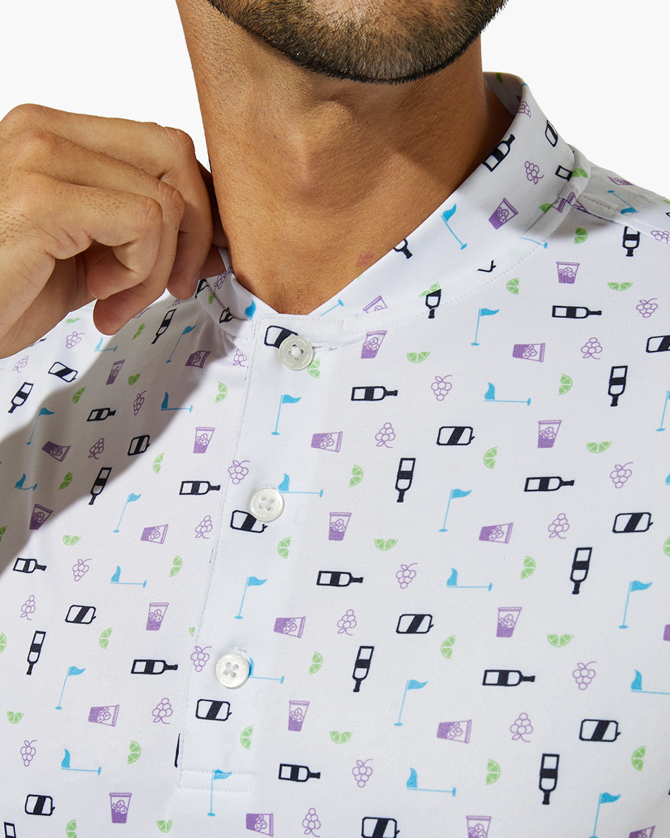 Blade Collar Polo - Transfusion Golf Polo - Deolax