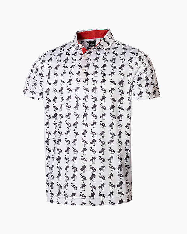 White Polo Shirt Classy Mingo Golf Polo Deolax