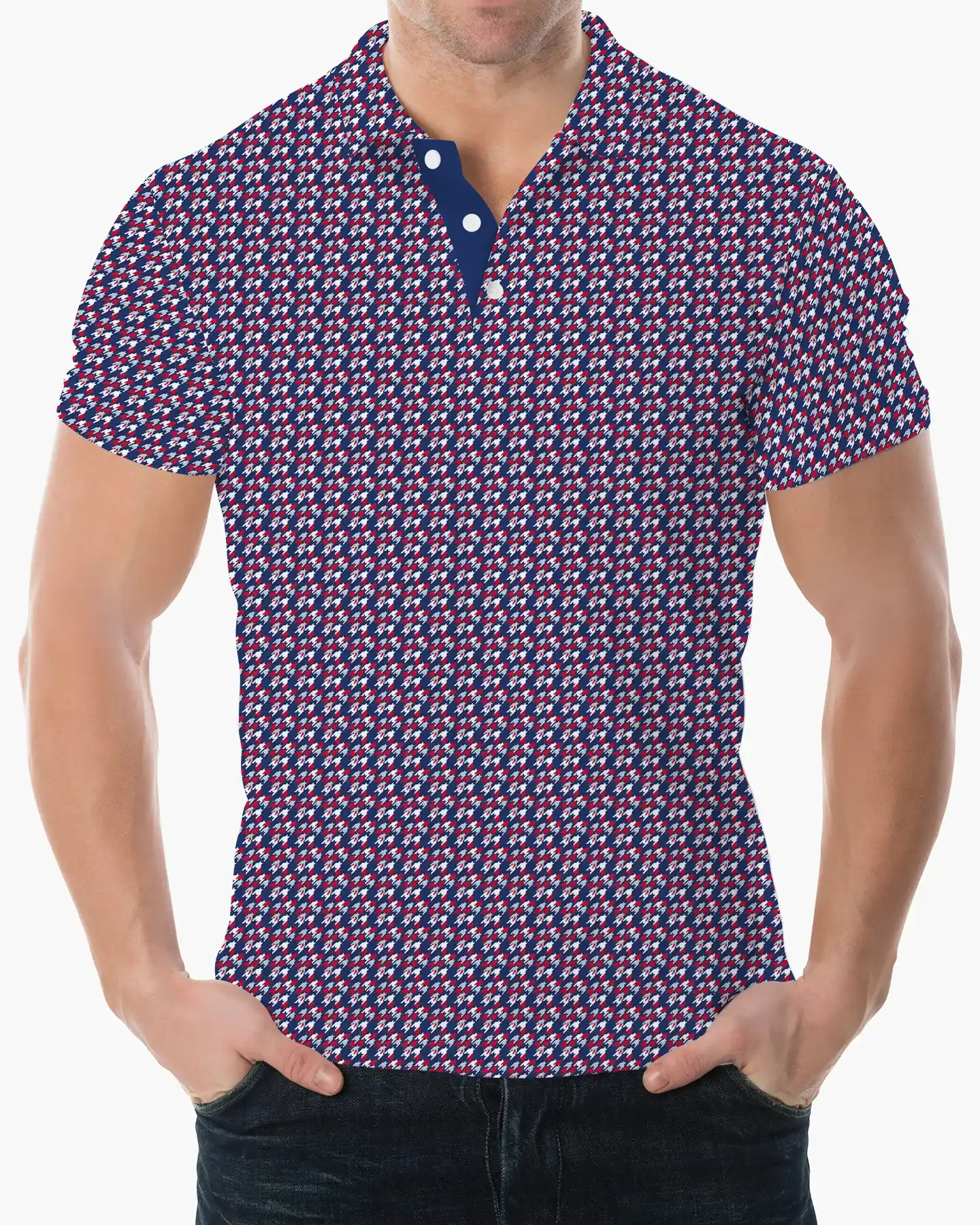 Houndstooth Polo - Deolax