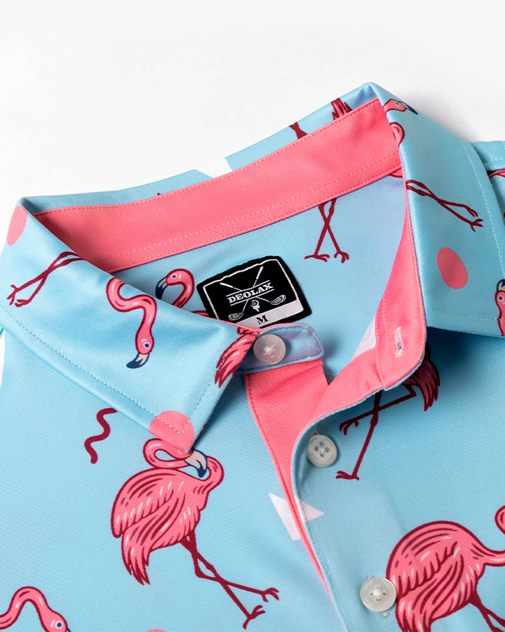 Flamingo Golf Polo - Deolax