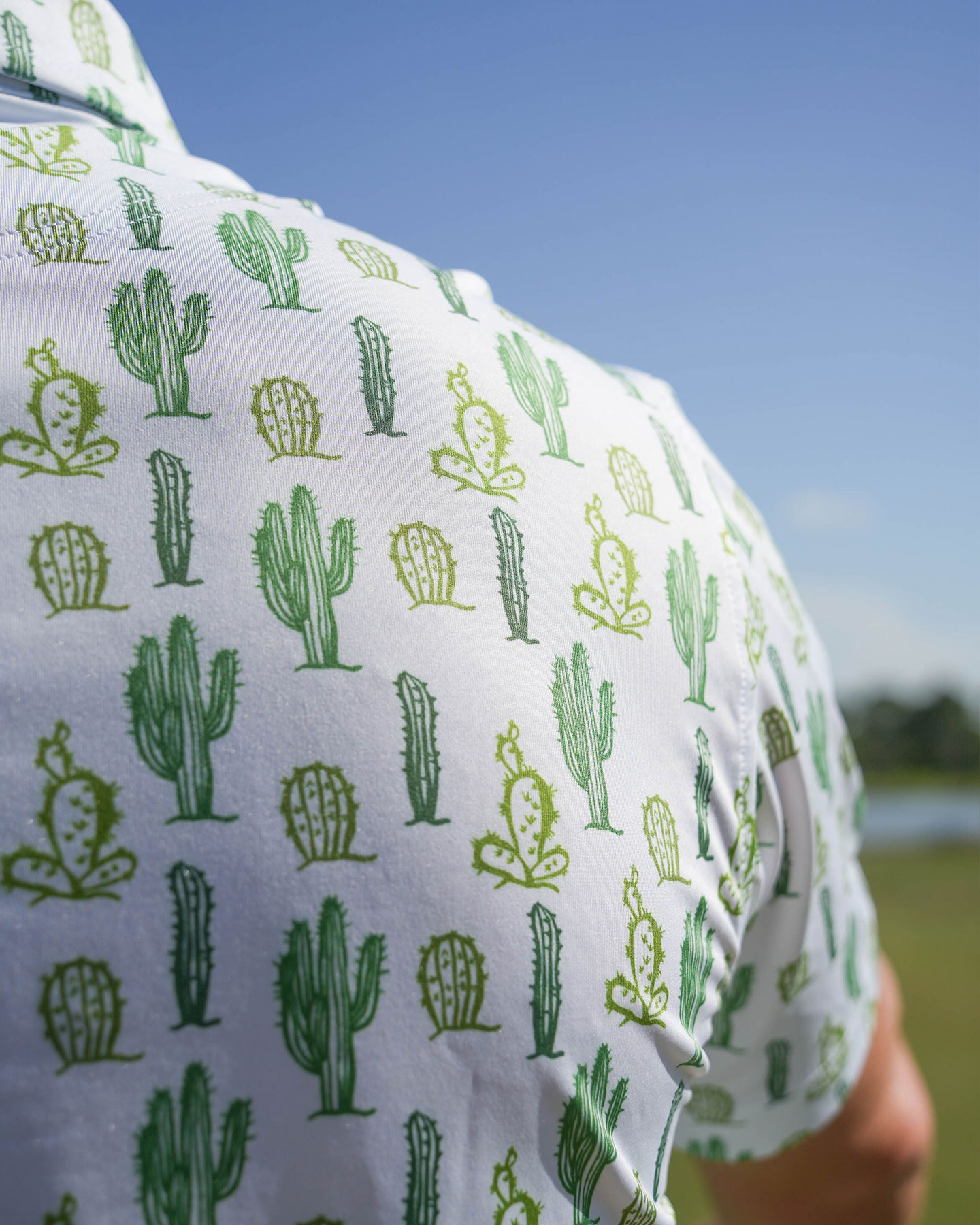 Cactus Golf Shirts - Funny Golf Polo - Deolax