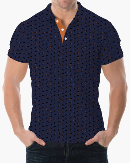 The Navy Doberman Polo - Deolax
