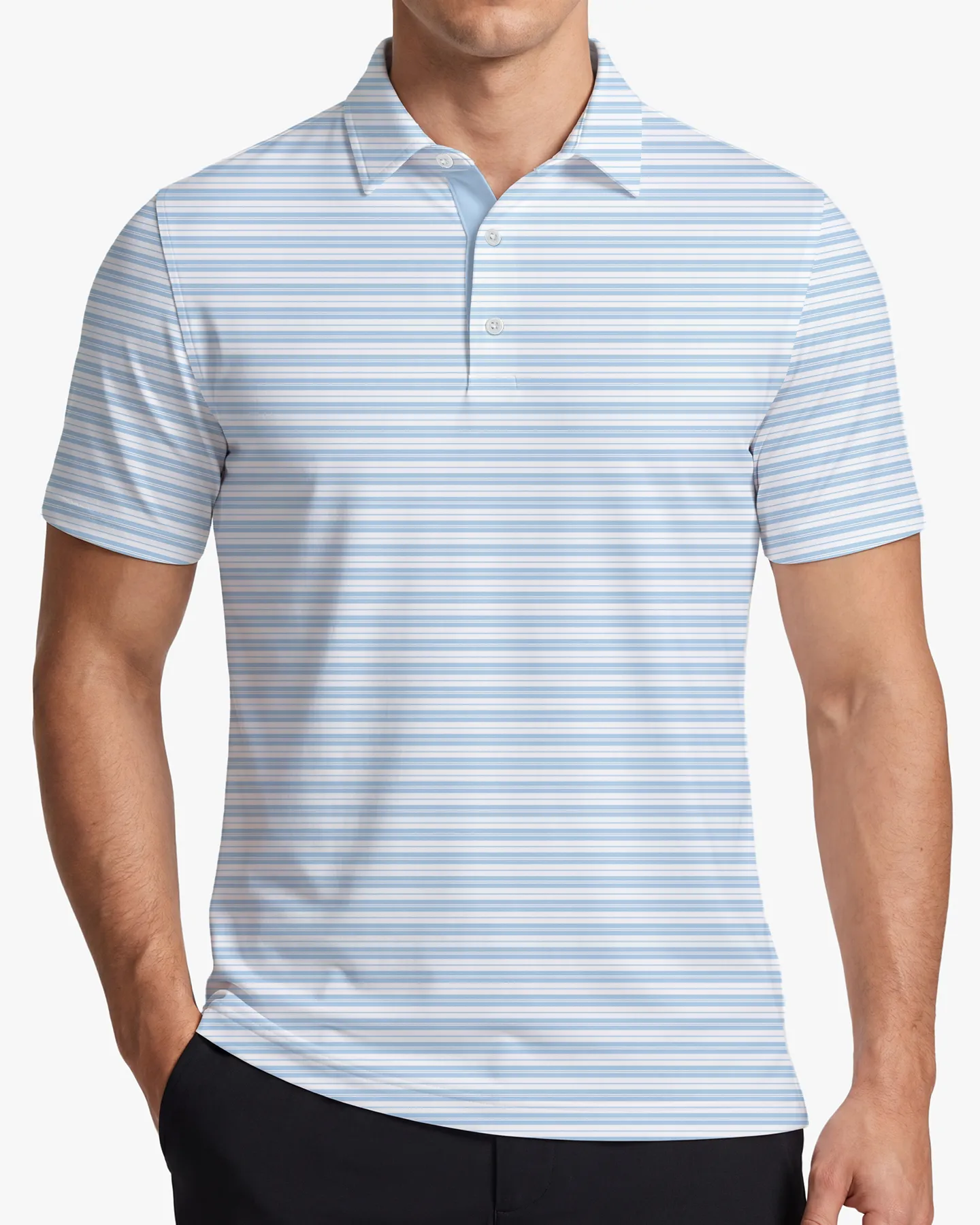 Aero-Lite Stripe Polo - Deolax