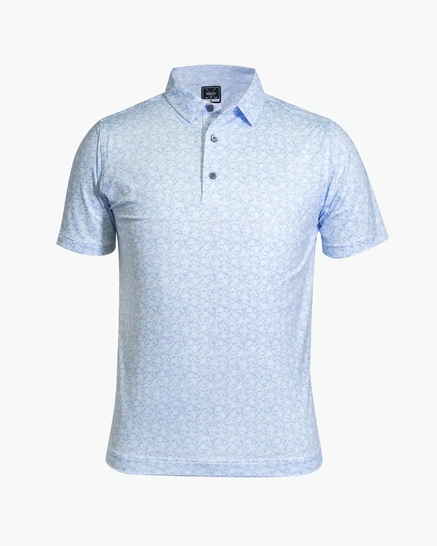 Artistic Floral Polos Performance Golf Polos DEOLAX