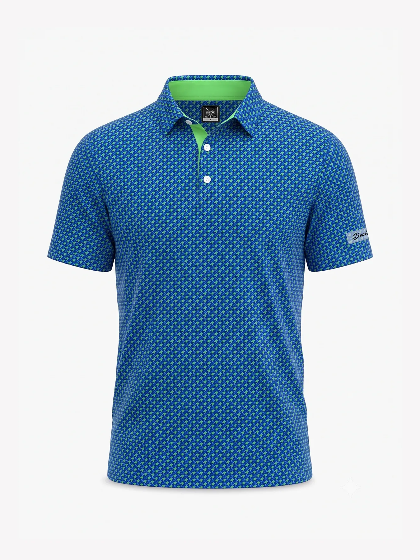 Aurora Houndstooth Polo