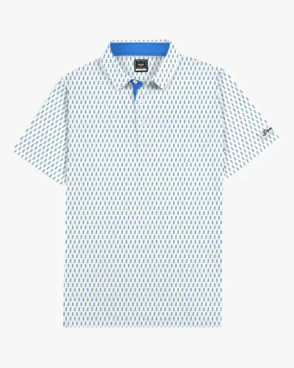 Azure Blue Bluebonnet Polo - Deolax