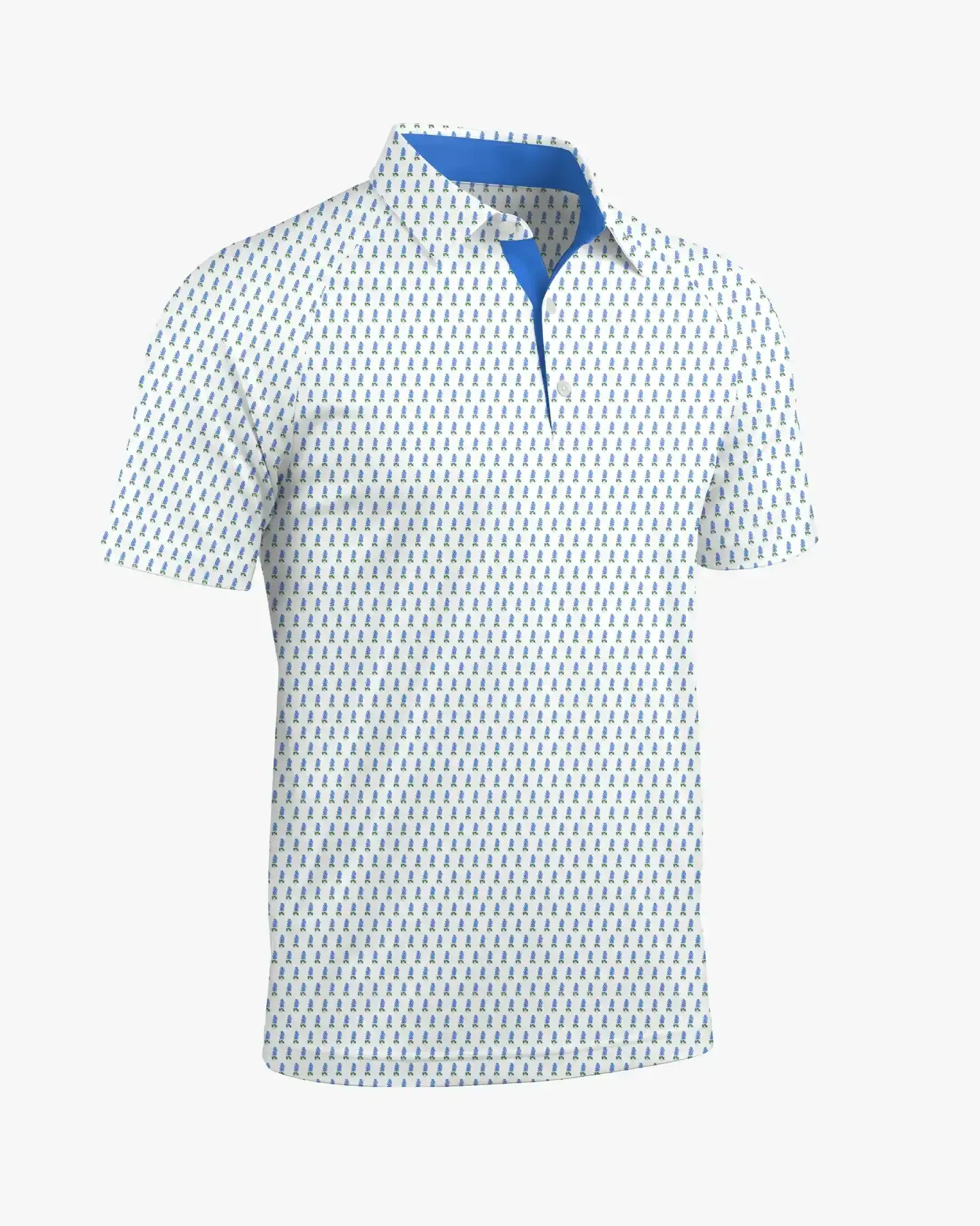 Azure Blue Bluebonnet Polo - Deolax