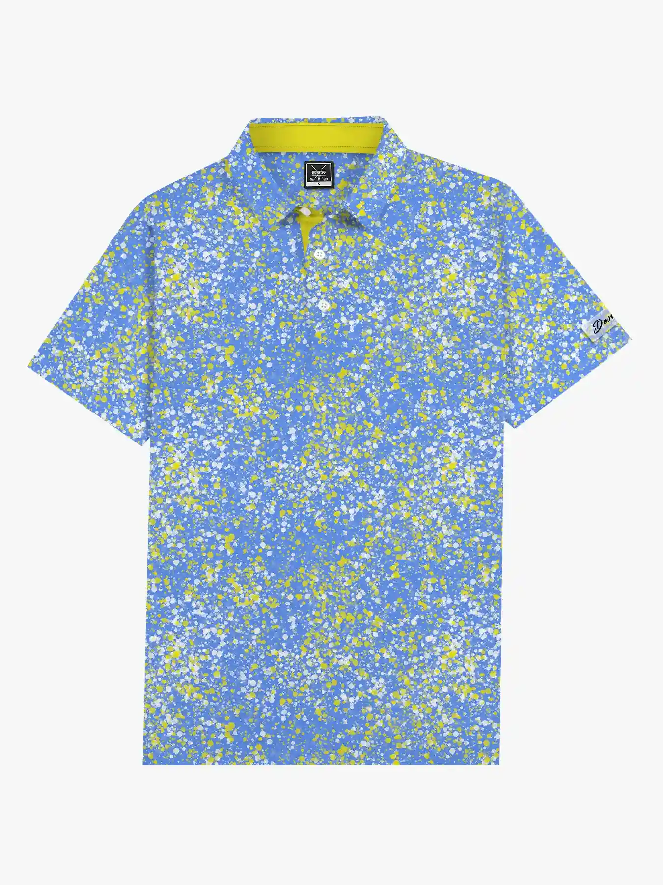 Azure Splash Golf Polo - Deolax