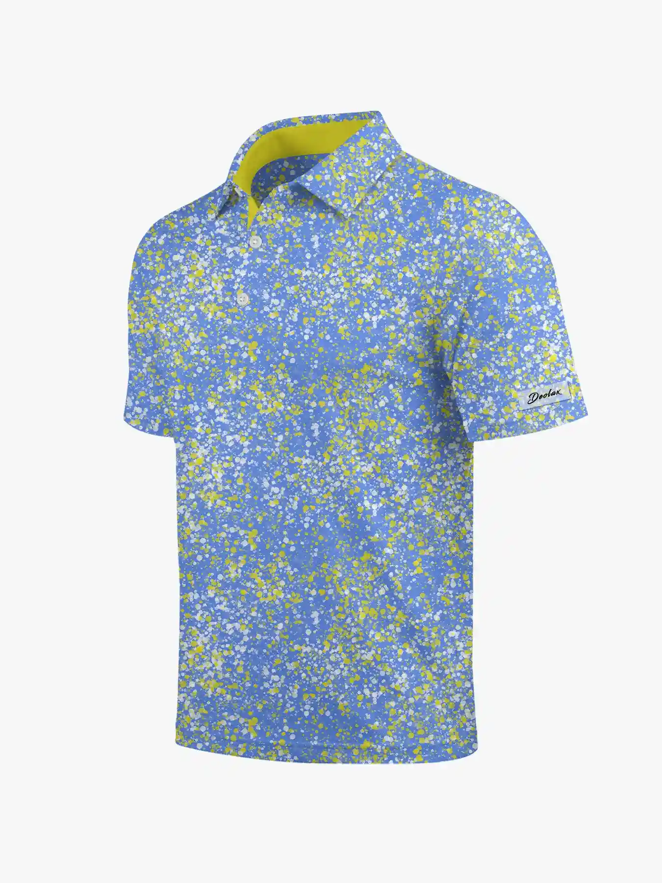 Azure Splash Golf Polo - Deolax