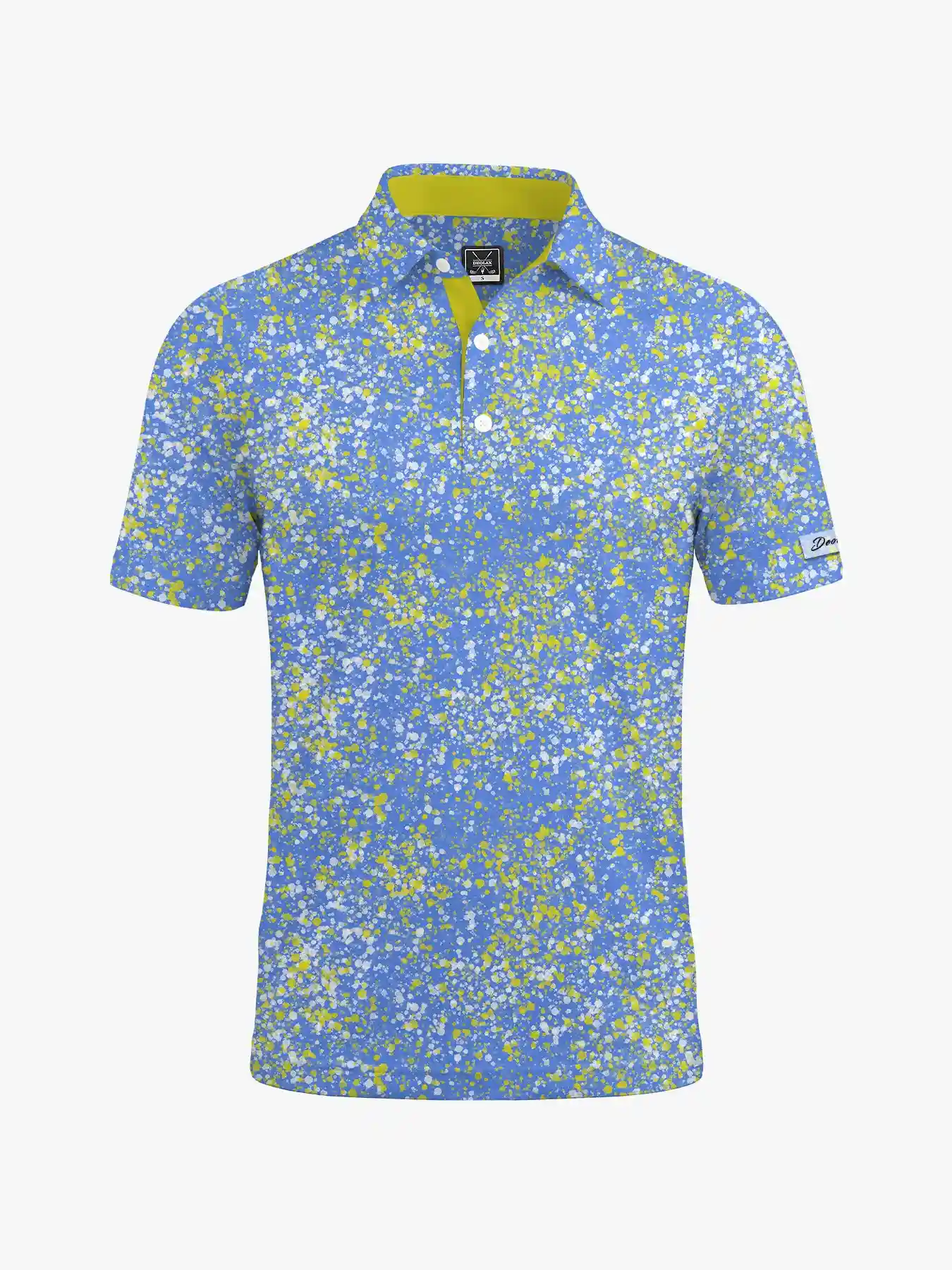 Azure Splash Golf Polo - Deolax