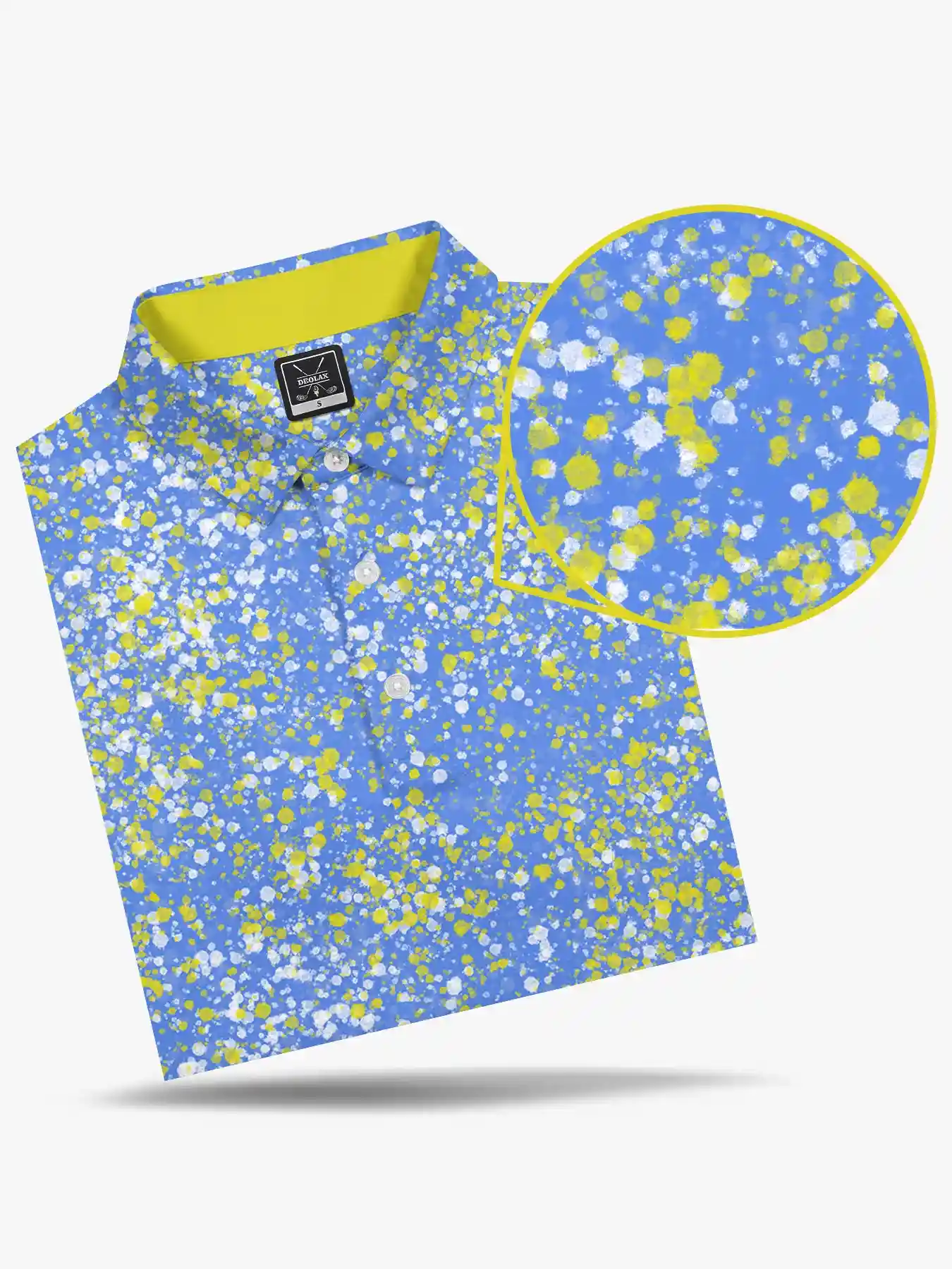 Azure Splash Golf Polo - Deolax