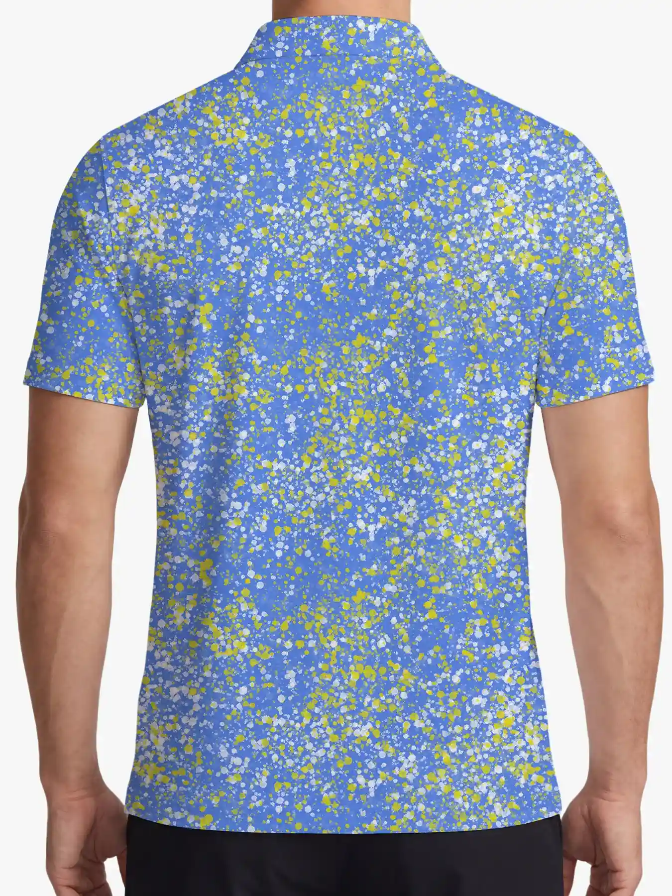 Azure Splash Golf Polo - Deolax
