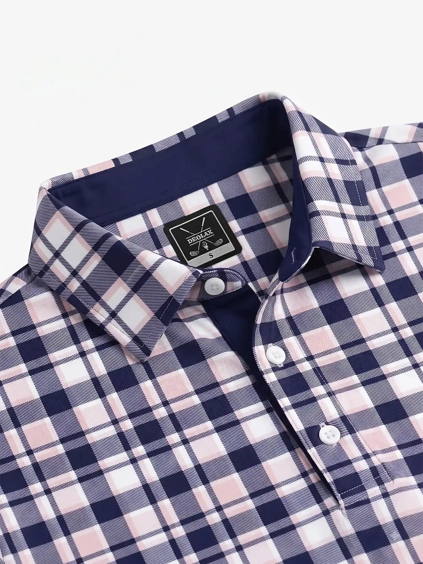 Checked Polo - Berry 