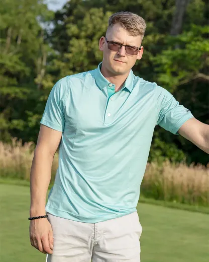 The Birdie Stripe Perfermance Polo