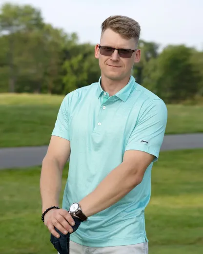 The Birdie Stripe Perfermance Polo