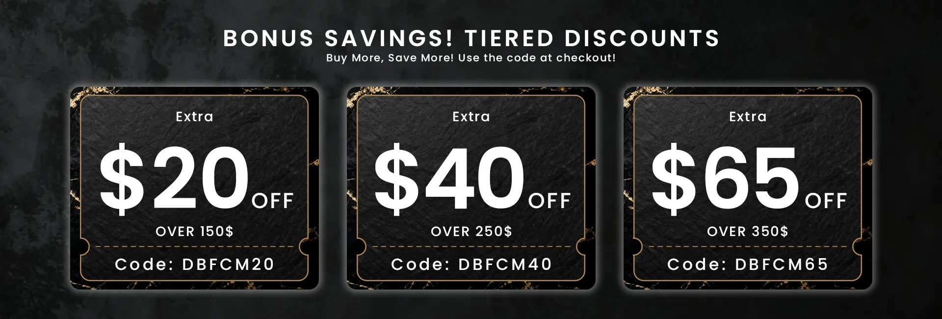 Bonus Saving - Tier Discounts - Deolax