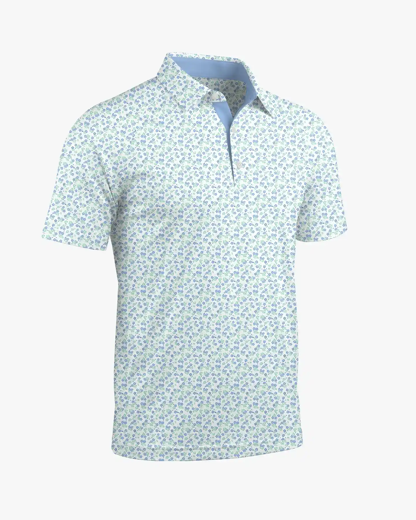 Bluebell Ditsy Polo - Deolax