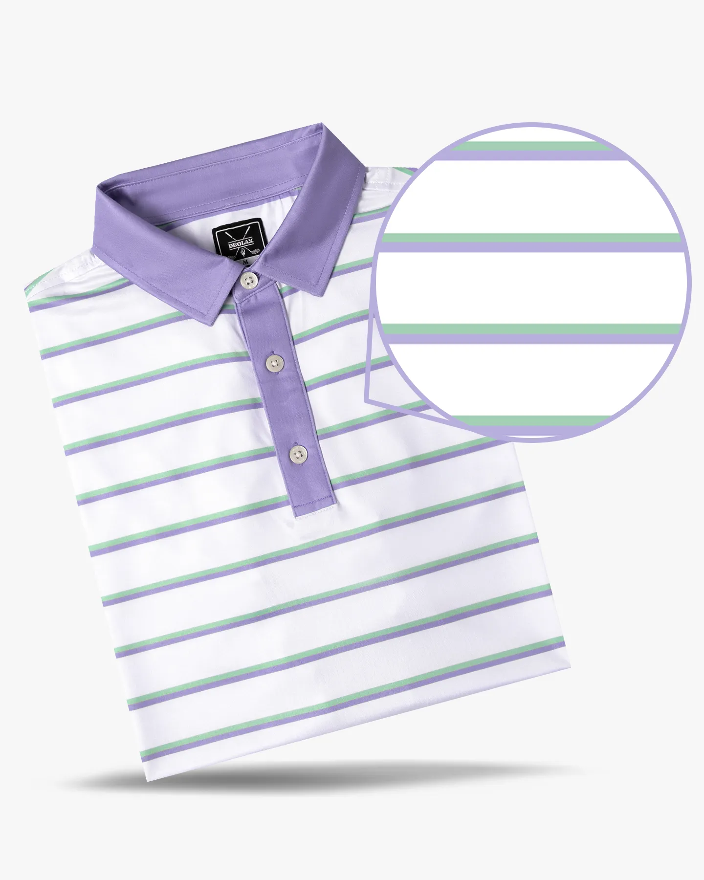 Bold Stripe Performance Polo