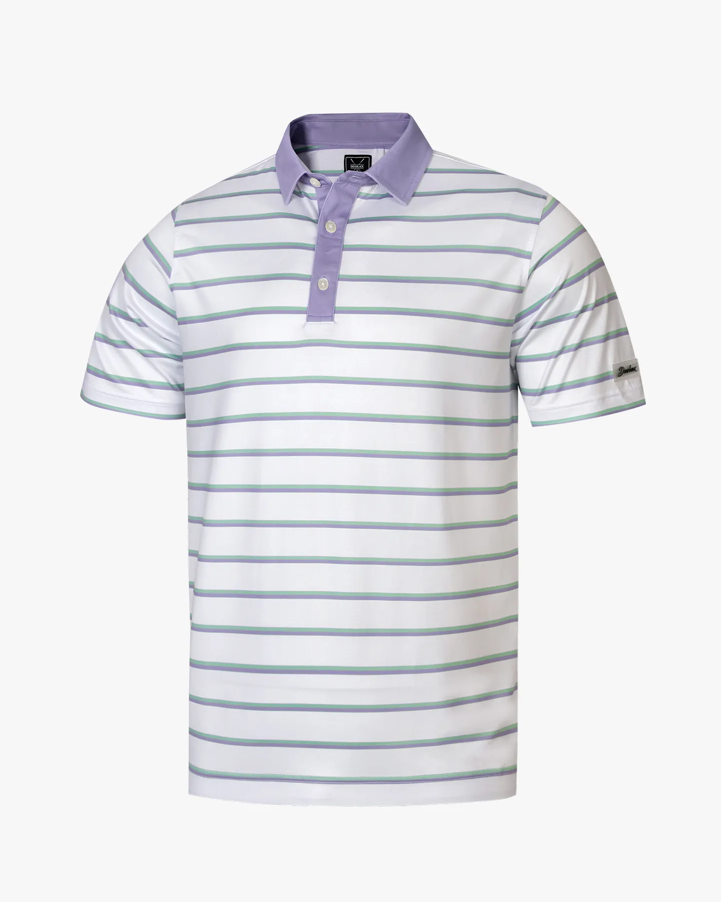 Bold Stripe Performance Polo