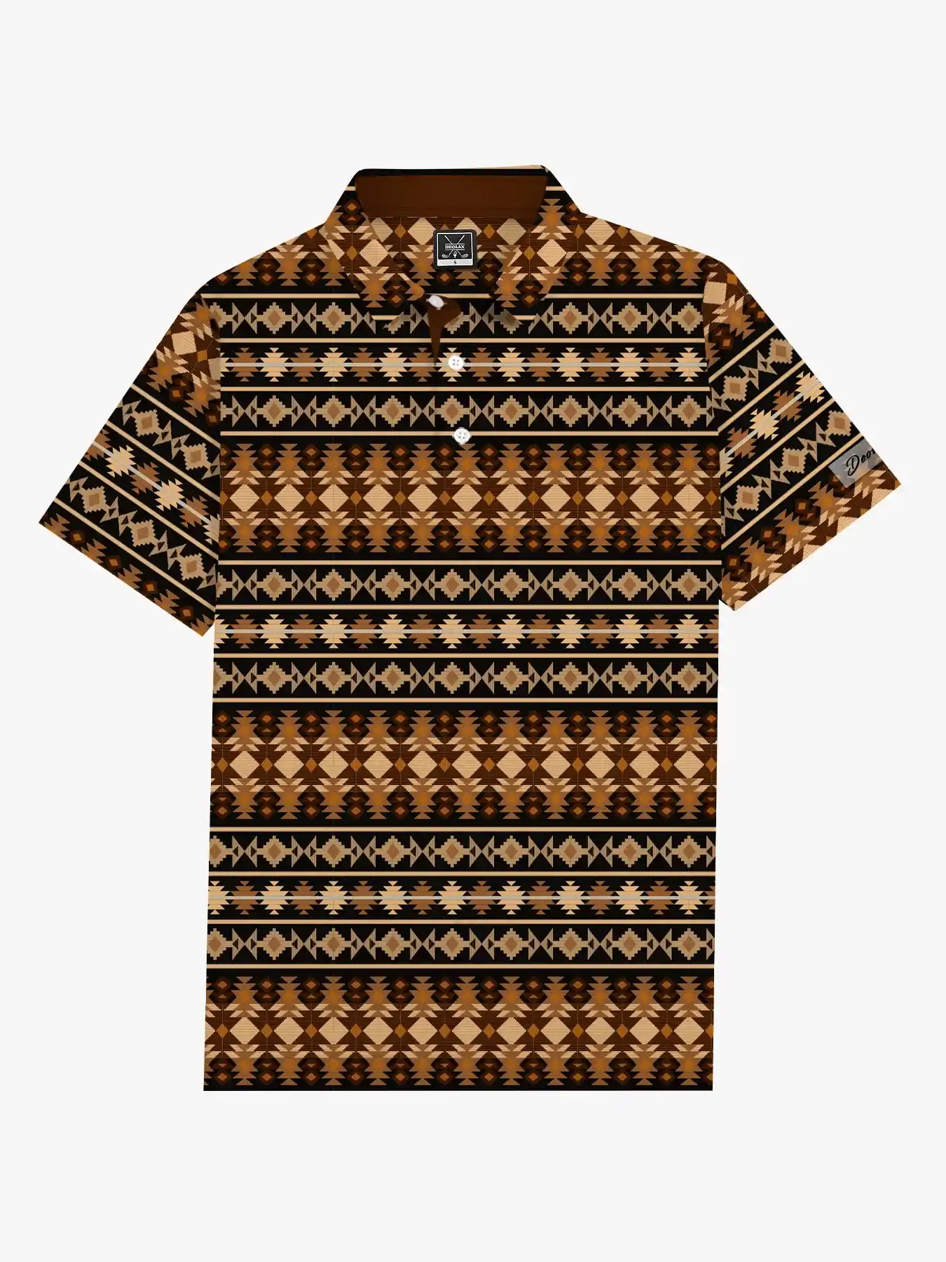 Bozeman Men's Aztec Polo Shirt - Deolax