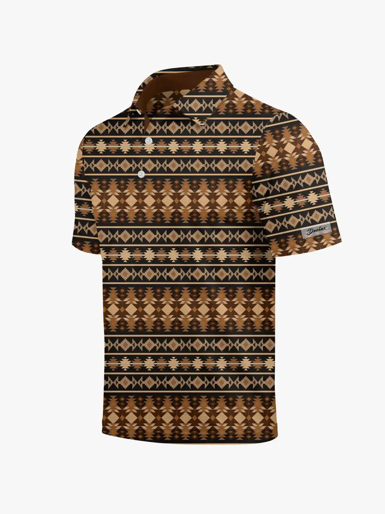 Bozeman Men's Aztec Polo Shirt - Deolax