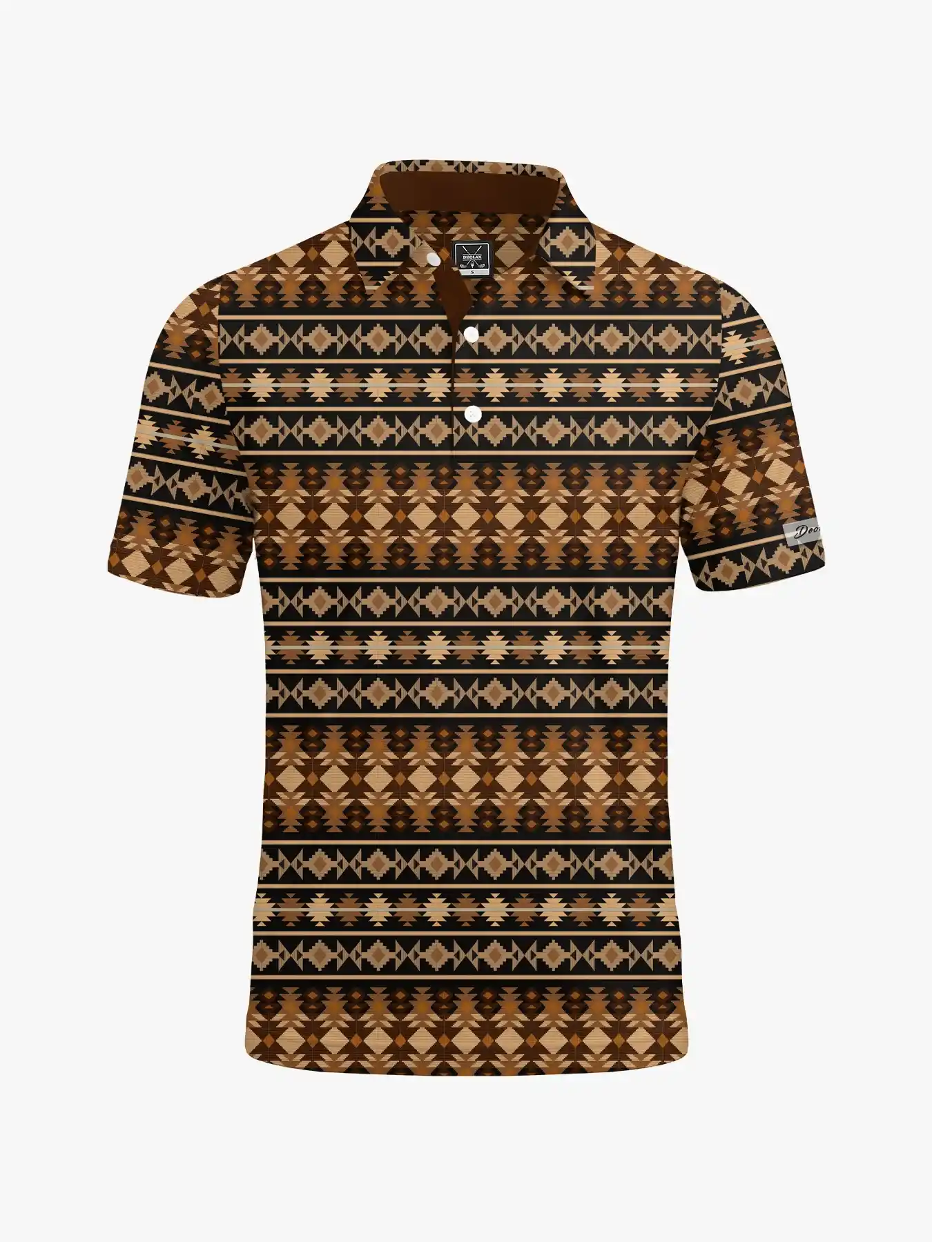 Bozeman Men's Aztec Polo Shirt - Deolax