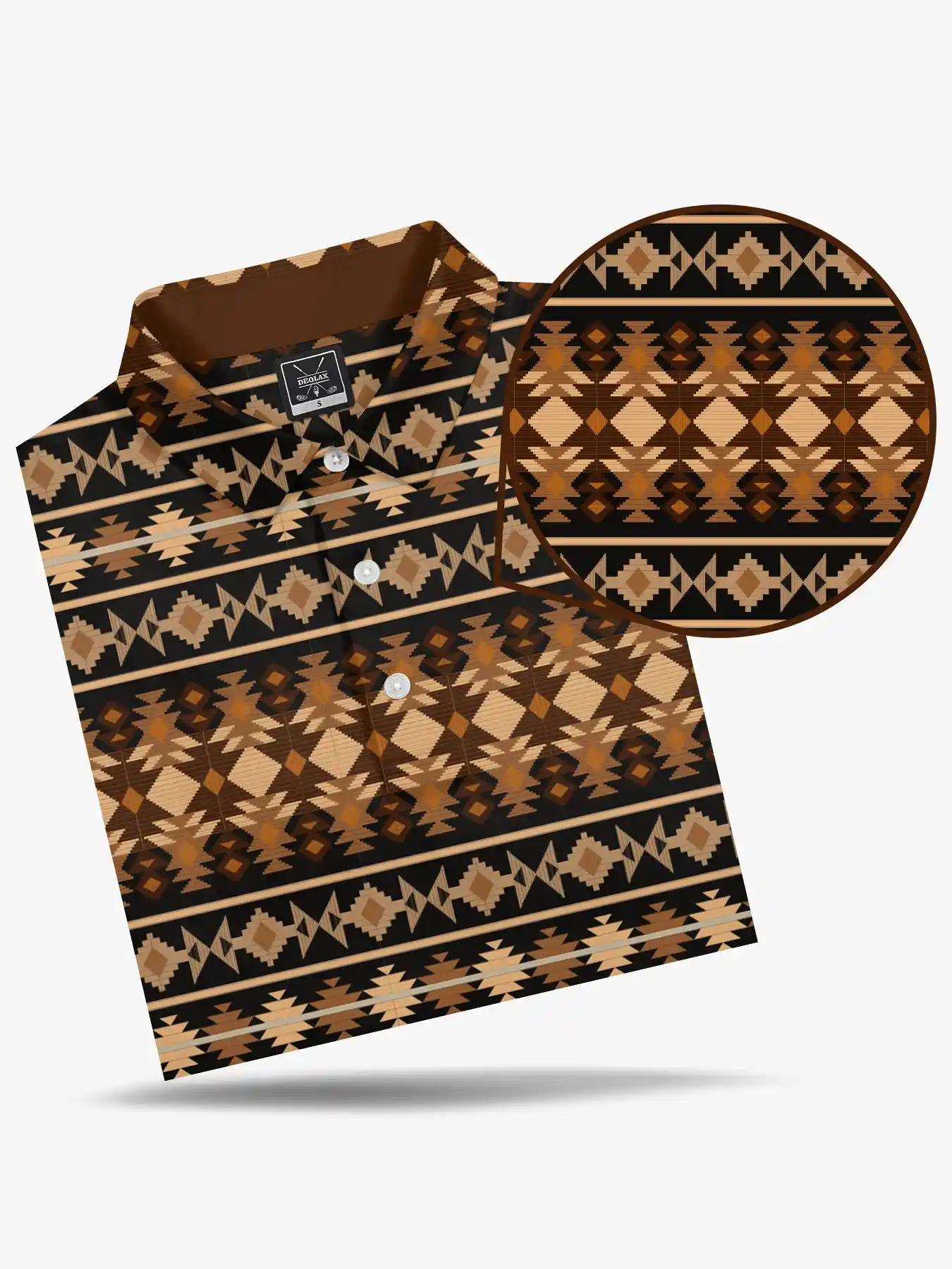 Bozeman Men's Aztec Polo Shirt - Deolax
