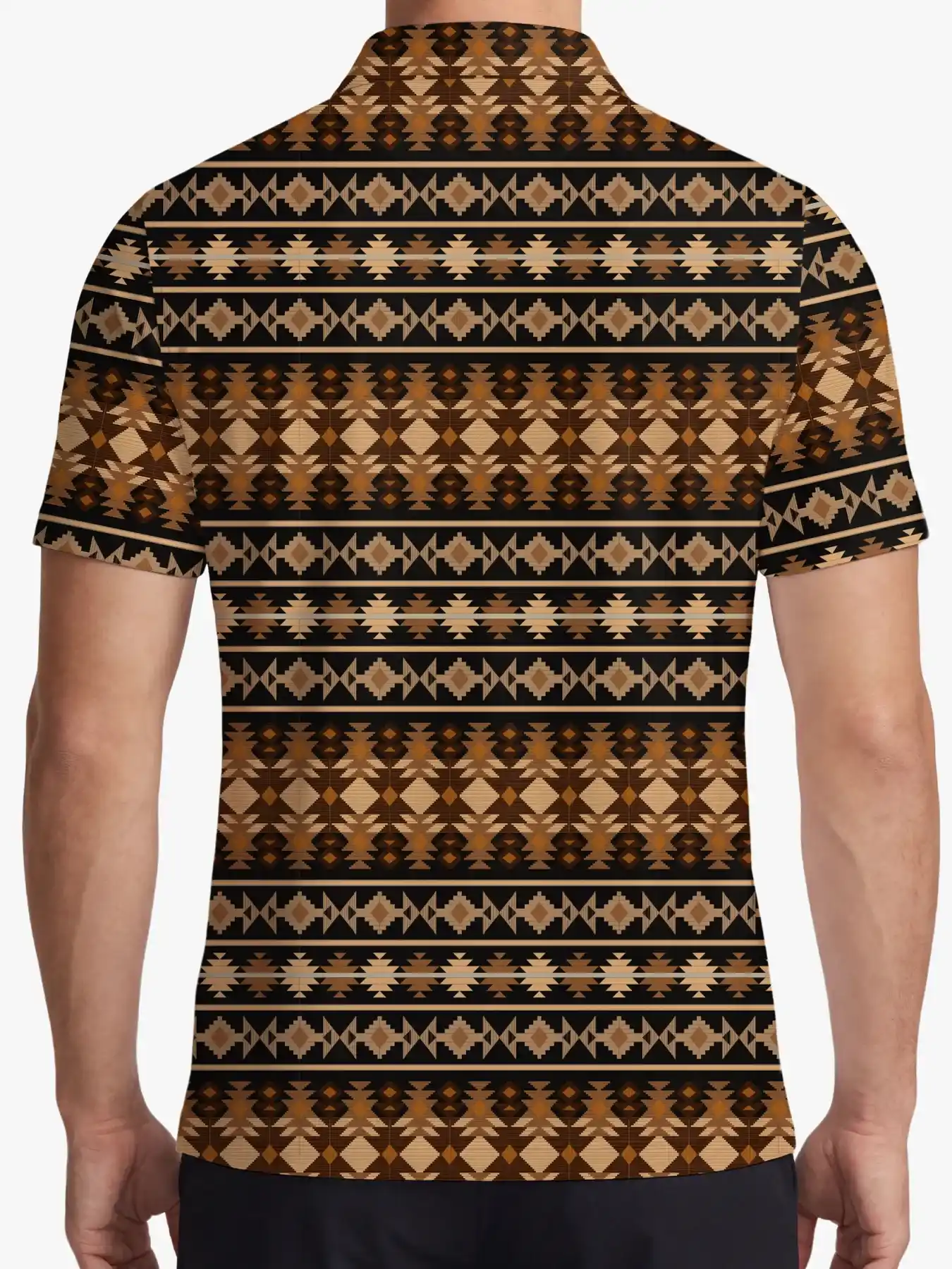 Bozeman Men's Aztec Polo Shirt - Deolax