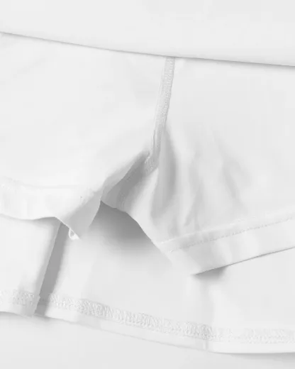 Breezy Cool Skorts - Pure White - Deolax