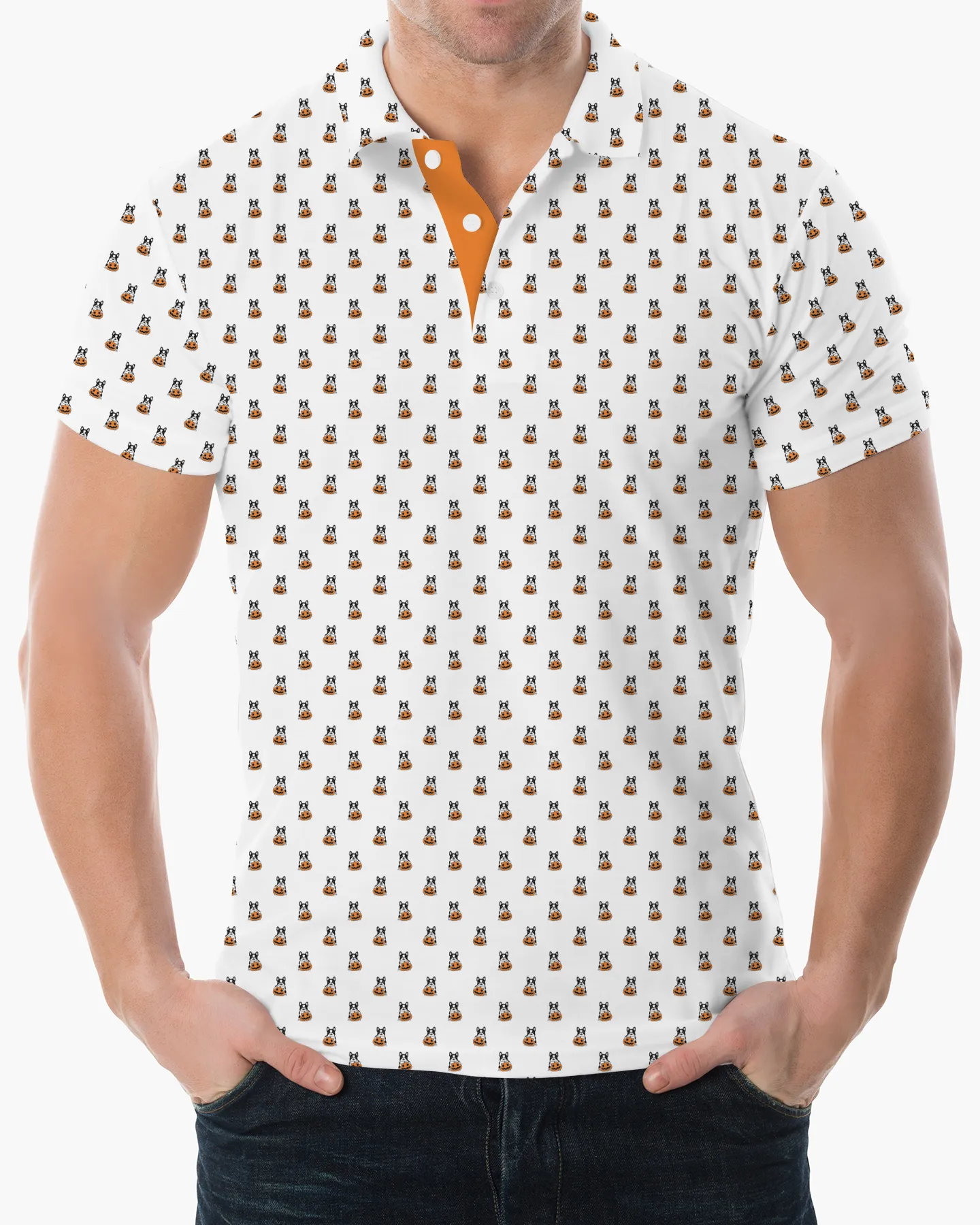 Bulldog Pumpkin Polo - Deolax