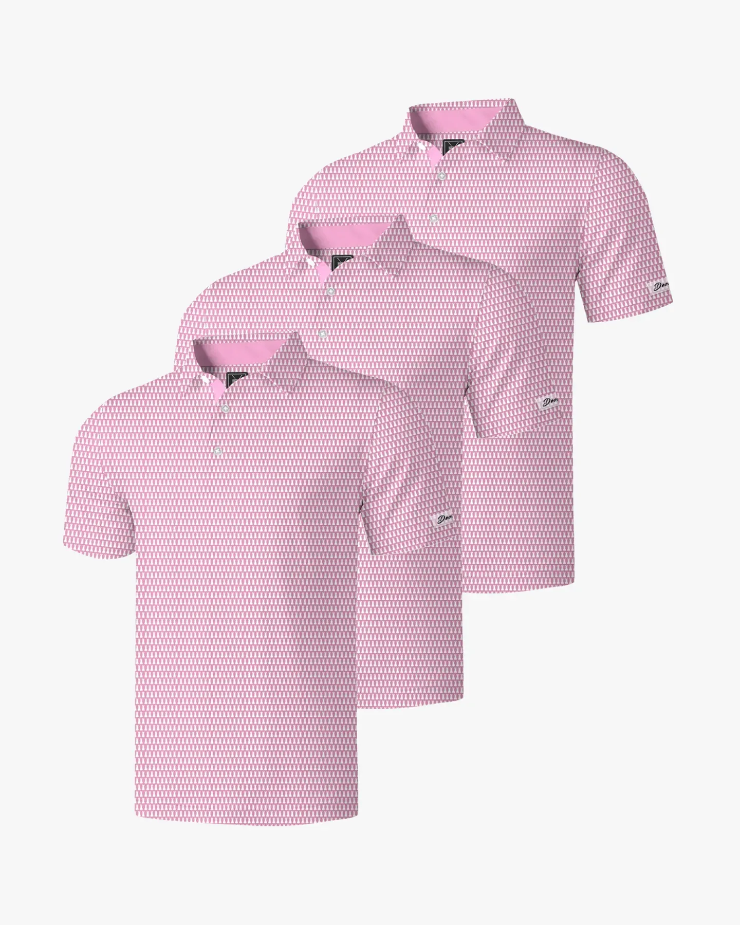 Bunny Polo Pink 3-Pack - Deolax