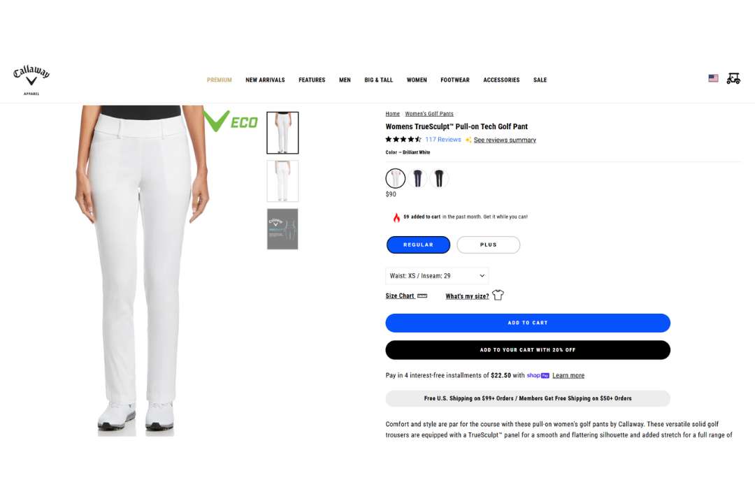 Callaway Golf Apparel