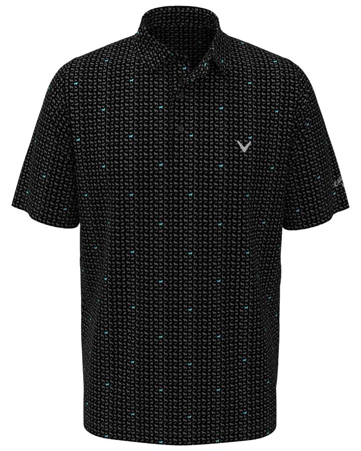 Callawayapparel Mens Doggy Print Polo