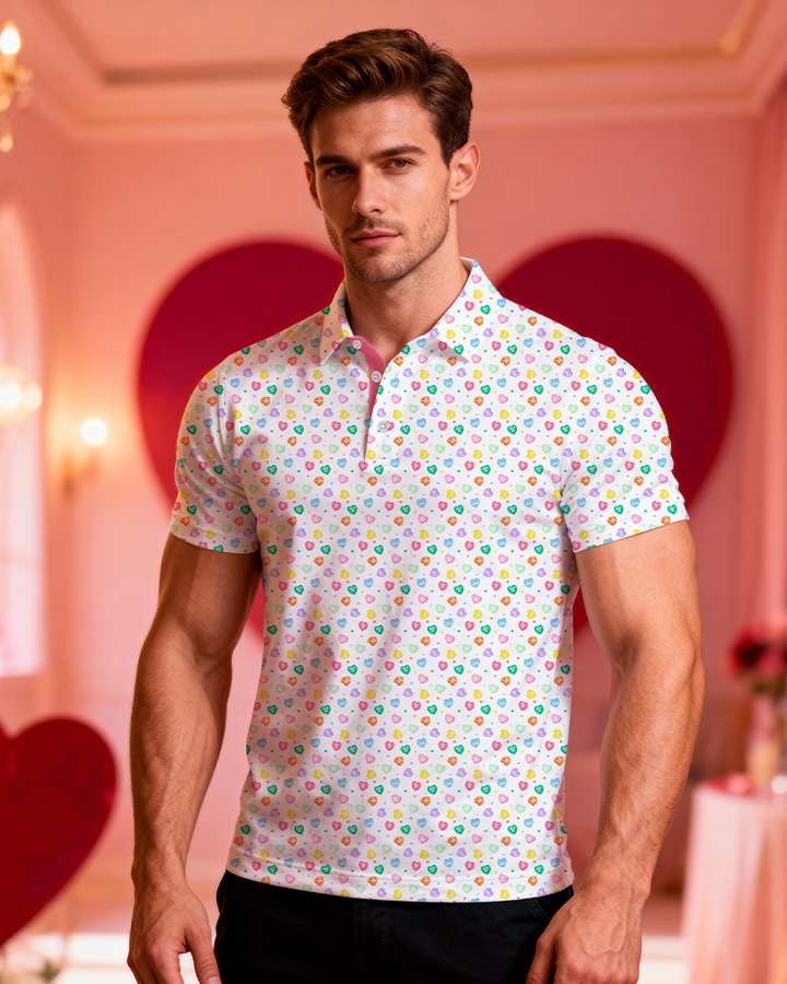 Candy Heart Polo
