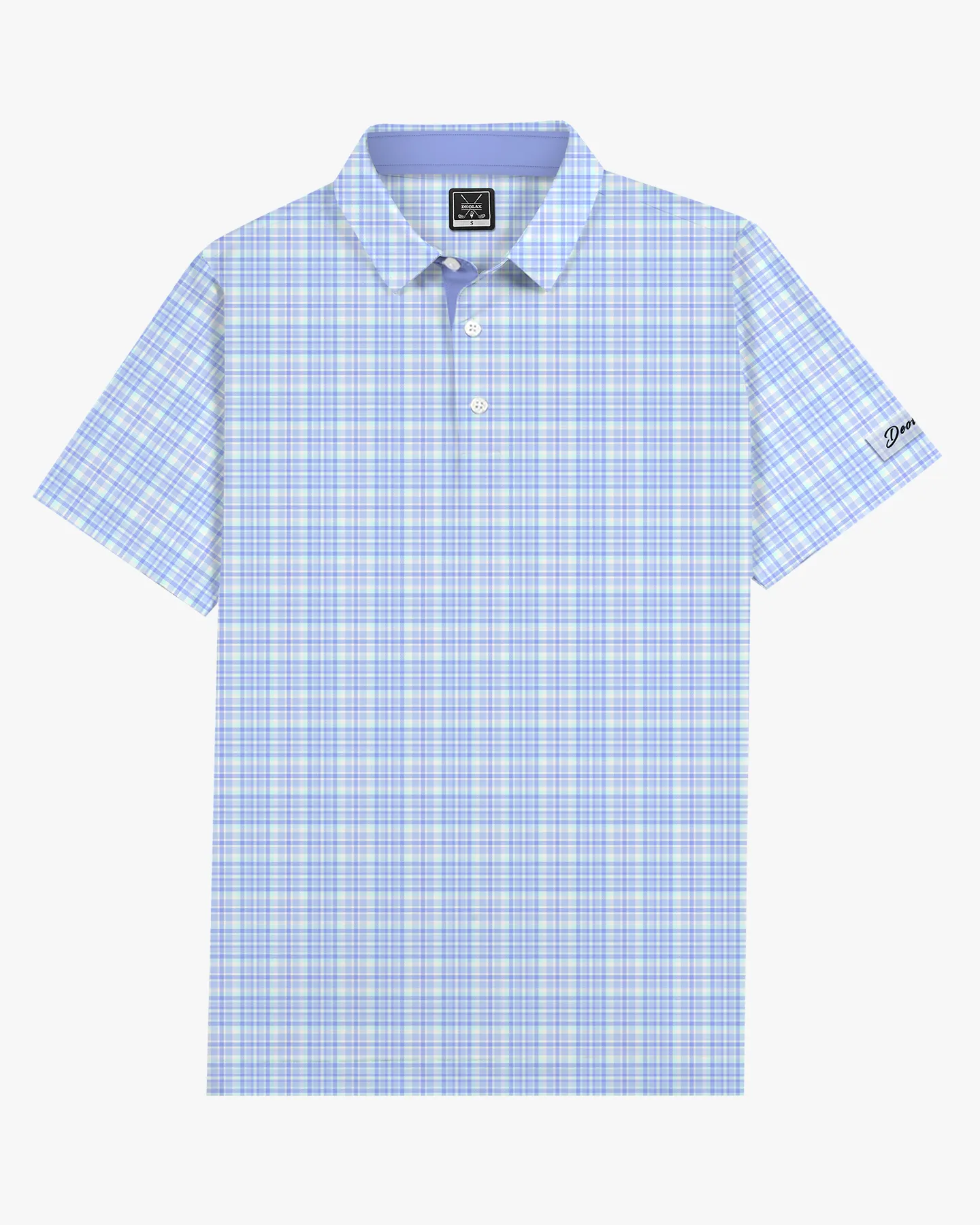 Checked Polo - Blue - Deolax