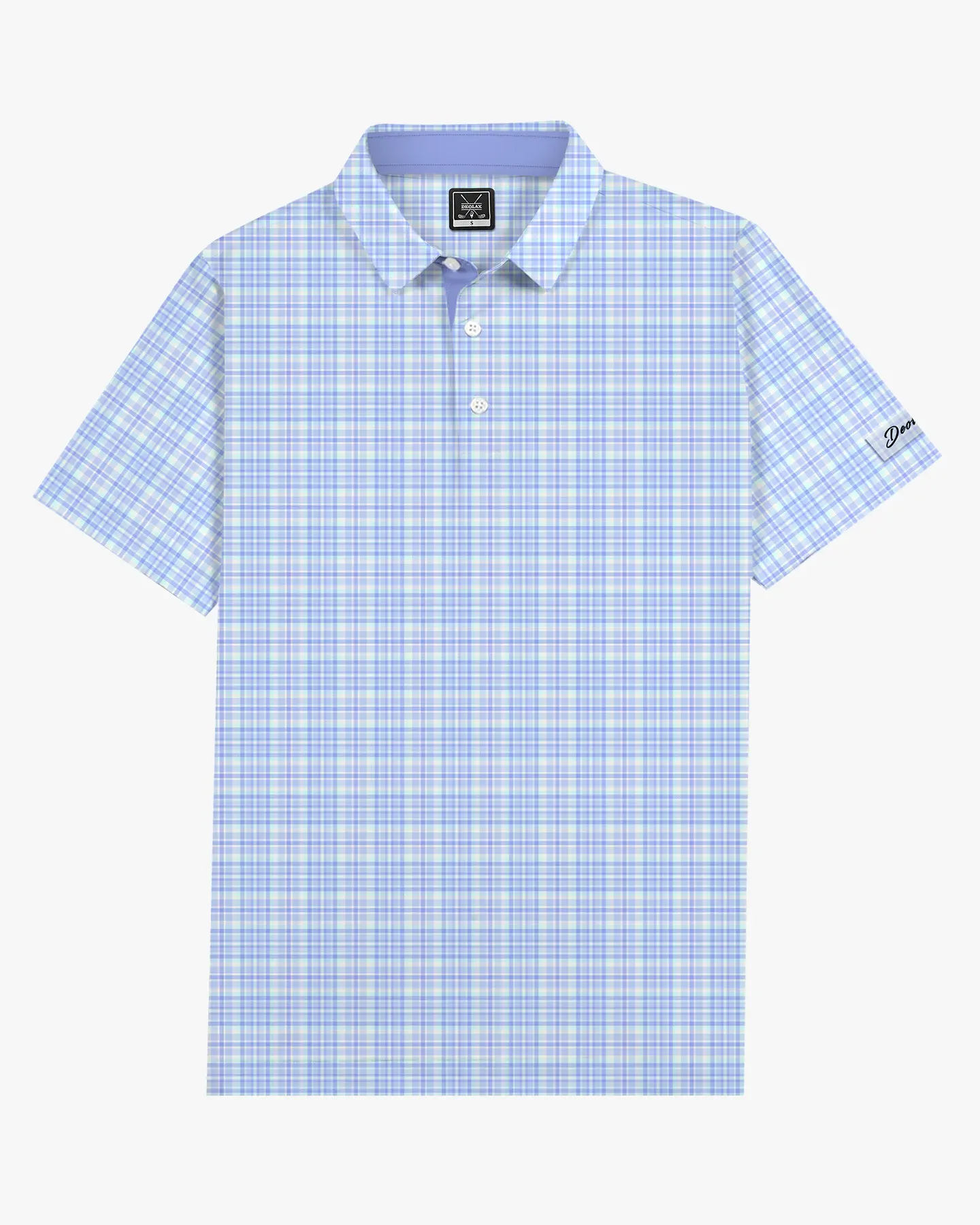 Checked Polo - Blue - Deolax