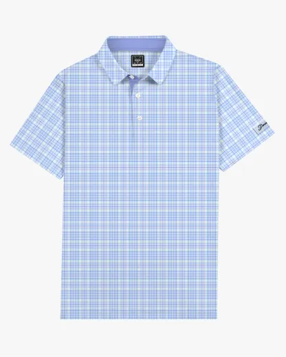 Checked Polo - Blue - Deolax